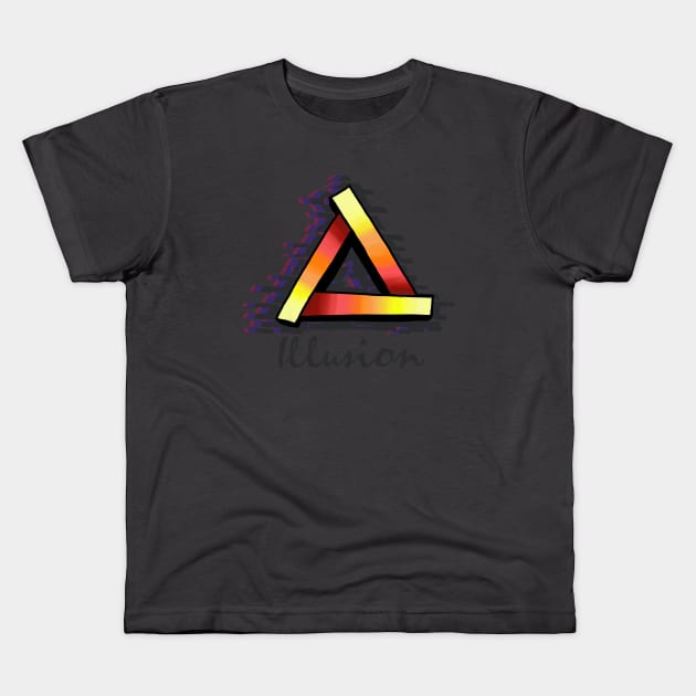 Illusion Kids T-Shirt by Alishia